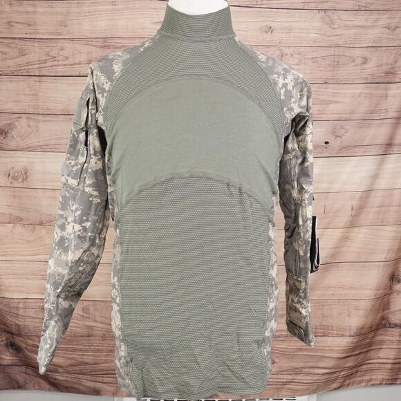 Massif Army Combat Shirt Mens Medium Military Flame Resistant Tactical ACS Camo - Picture 3 of 11